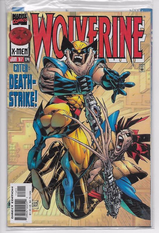 Wolverine #114 - Sealed Subscription Bag / Lady Deathstrike (Marvel, 1997) VF/NM