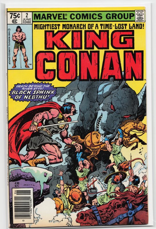 King Conan #2 Newsstand Edition (1980) Conan