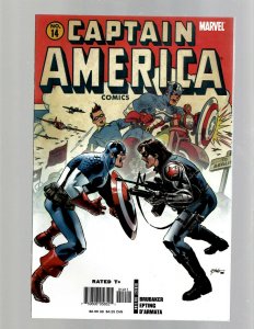 Lot Of 9 Captain America Marvel Comic Books # 8 9 10 11 12 13 14 15 16 HY5