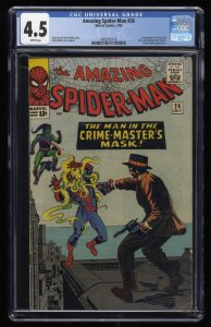 Amazing Spider-Man #26 CGC VG+ 4.5 White Pages Green Goblin 1st Crime Master!