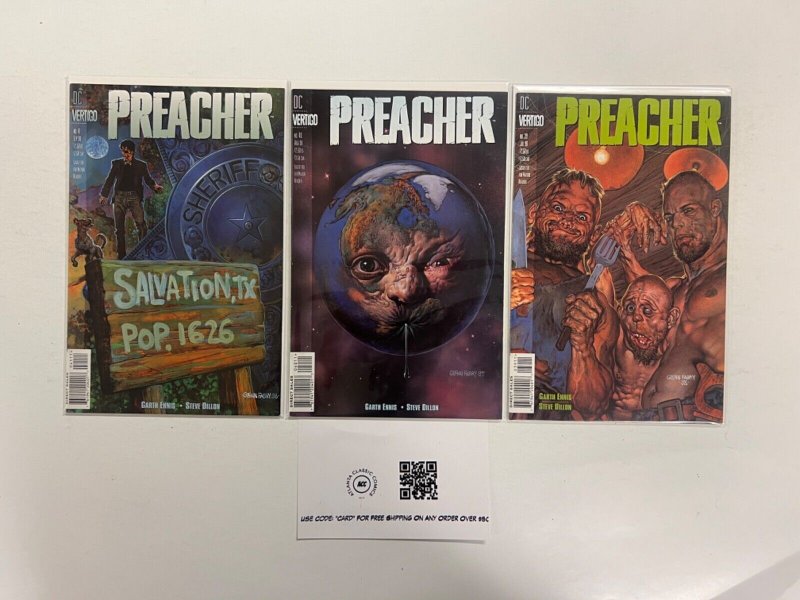 3 Preacher DC Comic Books # 39 40 41 Batman Superman Wonder Woman Flash 8 JS41