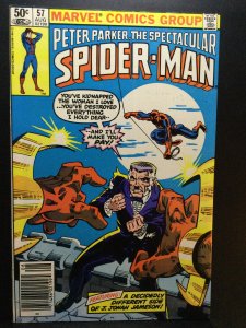 The Spectacular Spider-Man #57 Newsstand Edition (1981)