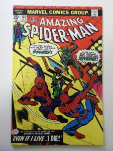 The Amazing Spider-Man #149 (1975) VG- moisture damage, rust on bottom staple