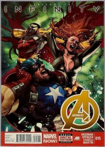 Avengers #15 Marvel 2013 CGC 9.8 NM/MT Prelude to Infinity 1 of 8 at Top Grade