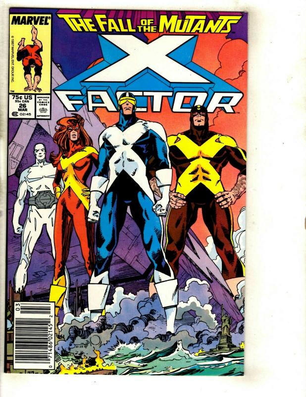 Lot of 7 X Factor Marvel Comic Books 26 27 30 32 34 35 37 Cyclops Jean Gray DS2 