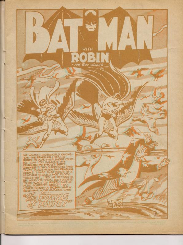 DC Comics,1966,3D,Three Dimension BATMAN,Tommy Tomorrow,Bill Finger,Otto Binder