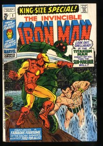 Iron Man Annual #1 VG- 3.5 Sub-Mariner!