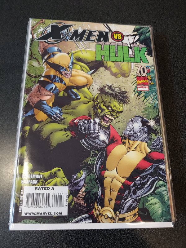 ​X-MEN VS HULK #1 ONE SHOT NM