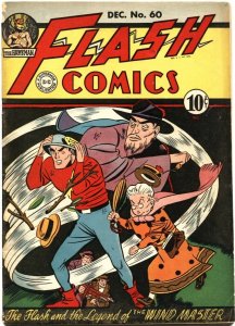 FLASH #60-WINDMASTER-HAWKMAN-HAWKGIRL-GHOST PATROL-1944-MOLDOFF ART