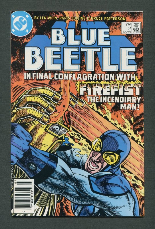 Blue Beetle #2  / 9.0 VFN/NM  /  Newsstand /  July 1986