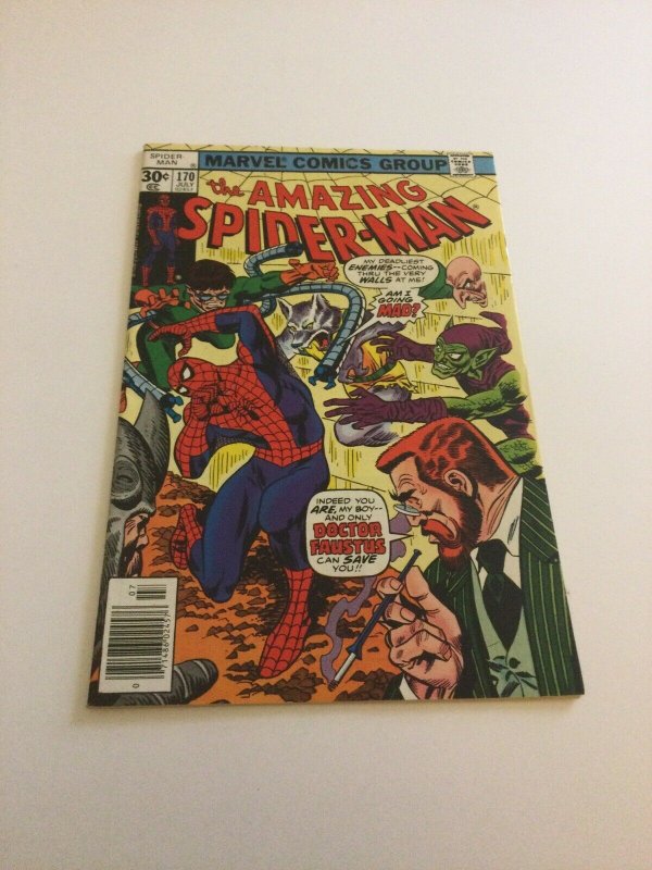 Amazing Spider-Man 170 Fn Fine 6.0 Marvel Comics