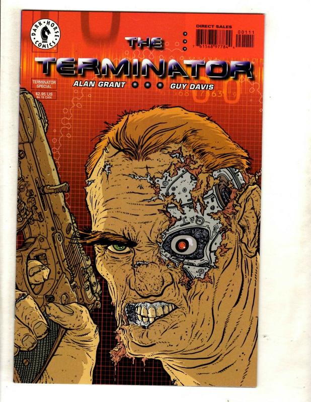 Lot Of 5 Terminator Dark Horse Comic Books Special # 1 2 3 4 Alan Grant FM8