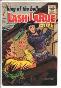 Lash LaRue #55 1955-Charlton-1st post-code issue-Stan Campbell-B-Western film...
