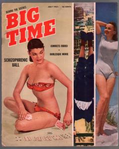 Big Time 7/1951-swimsuit girl-cheesecake-scandals-exploitation-VG-