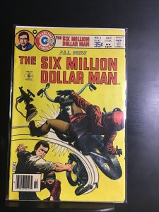 VTG 1977 The Six Million Dollar Man #5 Charlton Comics Comic Book