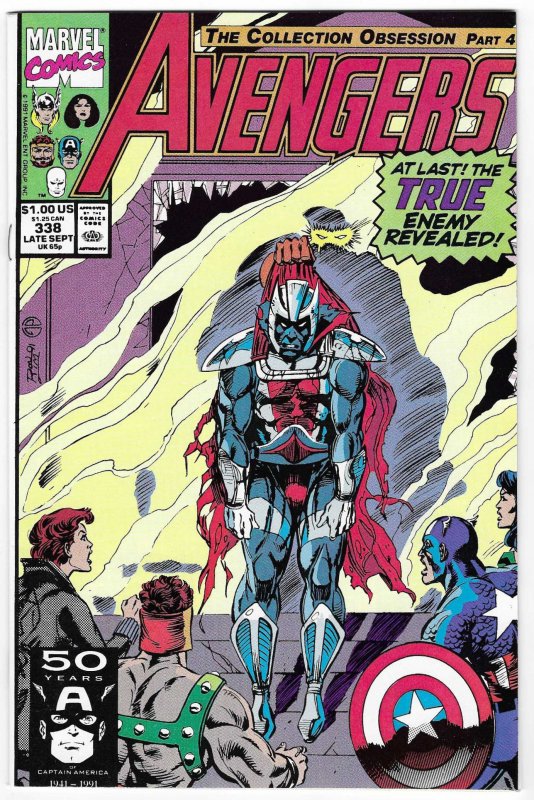 The Avengers #338 Direct Edition (1991)