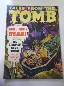 Tales from the Tomb Vol 1 #7 FR/GD Cond 2/3 book length cumulative spine split