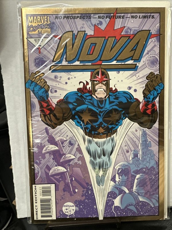 Nova #1 1994 NM Gold Foil Fabian Nicieza Chris Marrinan Marvel Comic Book