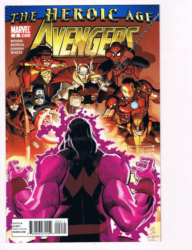 Avengers # 2 Marvel Comic Books Hi-Res Scans Awesome Issue Modern Age WOW!!! S10