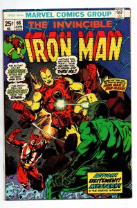 Invincible Iron Man #68 - Sunfire - 1974 - VF