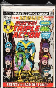 Marvel Triple Action #24 (1975) The Avengers