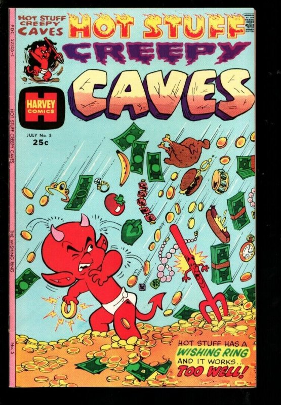 Hot Stuff Creepy Caves #5 1975-Harvey-1975 calendar in this issue-Princess Ch...