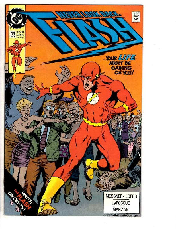 4 Flash DC Comic Books # 41 42 43 44 Wally West Kilg%re Messner-Loebs WT14