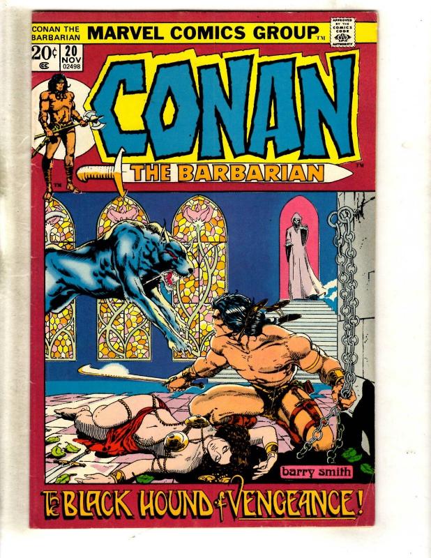 Conan The Barbarian # 20 VF- Marvel Comic Book King Kull Sword Sorcery FM3