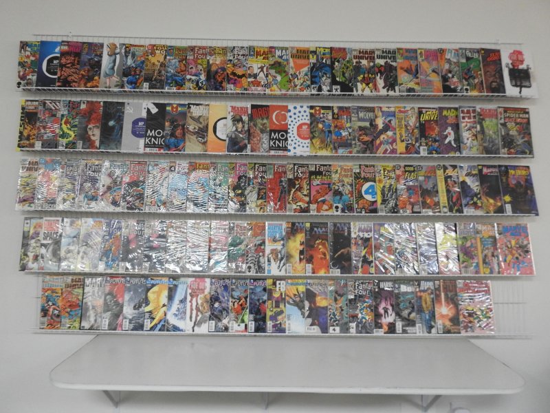 Huge Lot 110+ Comics W/ Fantastic Four, Marvel Universe, Moon Knight+ Avg VF-!!