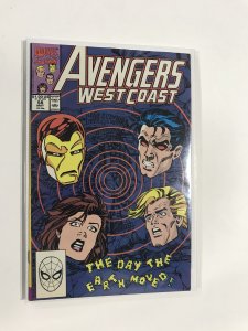 Avengers West Coast #58 (1990) West Coast Avengers / Avengers West Coast FN3B...