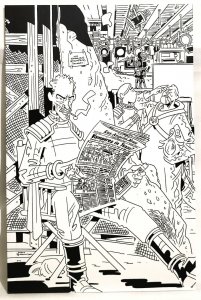 SKYBOUND X #5 Chris Schweizer Sketch Incentive Variant Cover D Image Comics