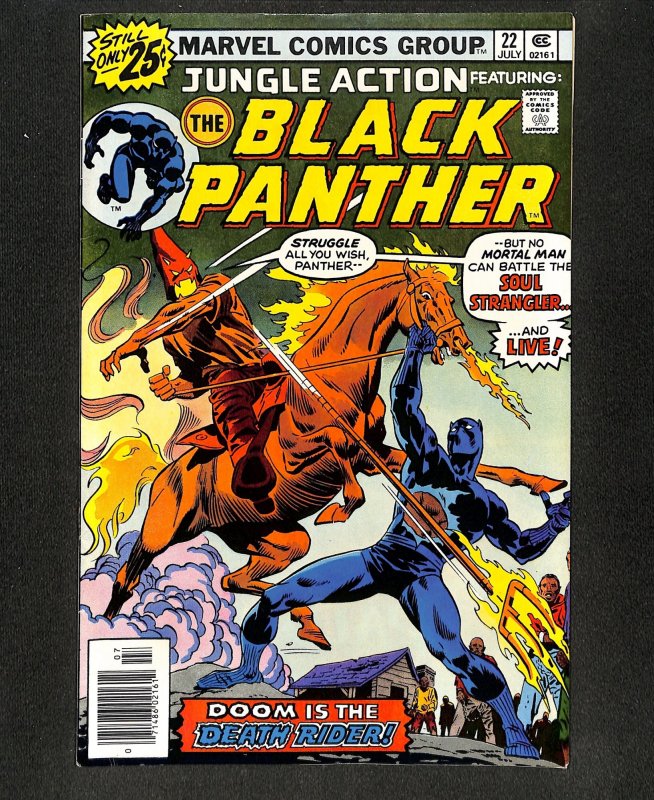 Jungle Action #22 1st Soul Stranger Black Panther! Marvel Comics!