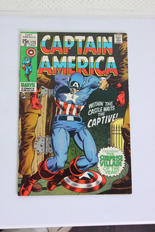 Captain America #125 (1970) Captain America FNVF