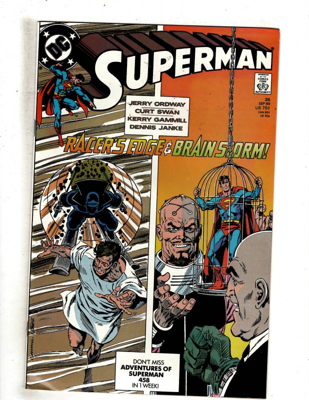 Superman #35 (1989) DC Comic Superman OF8