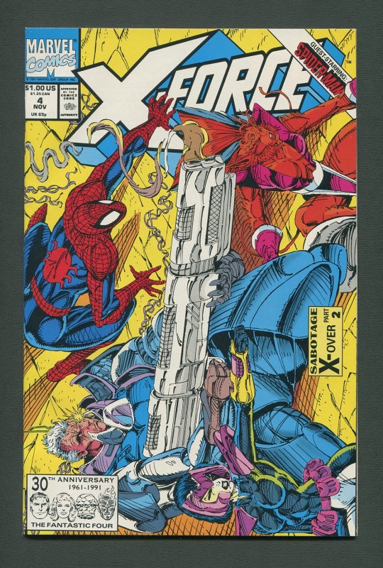 X-Force #4  / 9.4 NM  /  November  1991