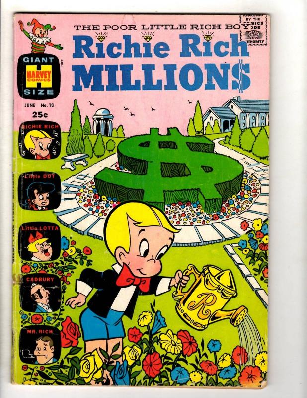 11 Richie Rich Harvey Comics Success 4 8 14 34 Millions 5 13 14 18 18 22 70 JL40