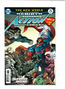 Action Comics #978 NM- 9.2 DC Rebirth Kubert Cover, Superman: Reborn Aftermath 