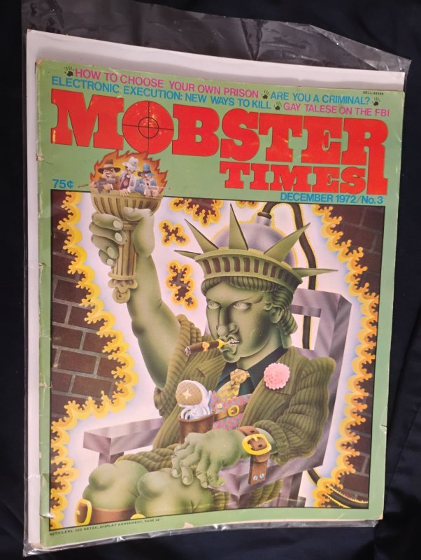 Mobster Times #3 October 1972 VG/FN