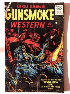 Gunsmoke Western 37,VG, iconic cover!Stan Lee& Jack Davis art!!
