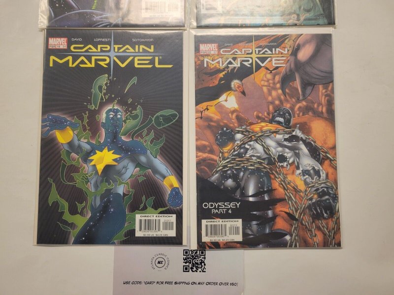 4 Captain Marvel Marvel Comic Books #19 20 21 22 45 RC43
