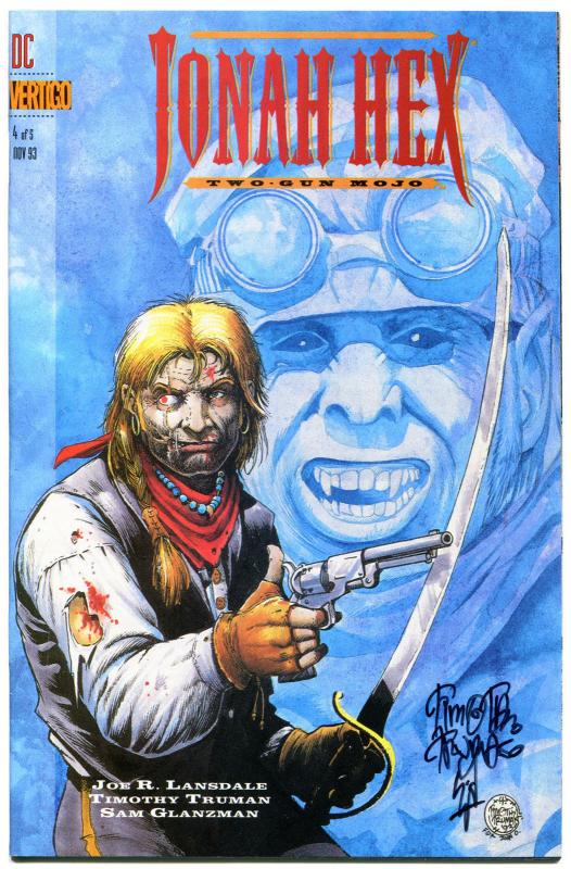 JONAH HEX #4, NM-, Two Gun Mojo, Signed by Tim Truman,Vertigo,1993,more in store