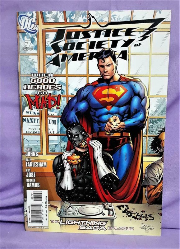 Geoff Johns JUSTICE SOCIETY of AMERICA #6 - 7 1:10 Variant Covers (DC, 2007)!