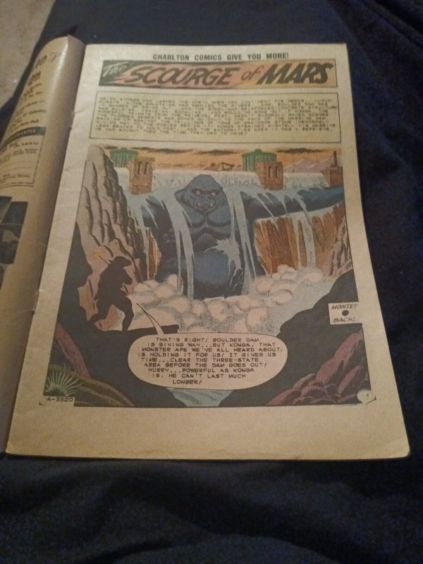 Konga the Scourge of Mars #18 Charlton Comics 1964 silver age sci-fi cover