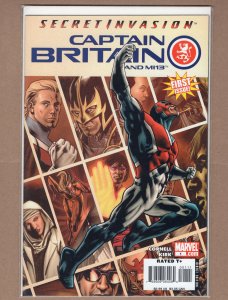 Captain Britain and MI:13 : Secret Invasion #1 NM