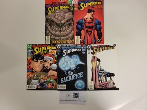 5 Superman DC Comic Books #165 173 174 175 176 78 TJ20