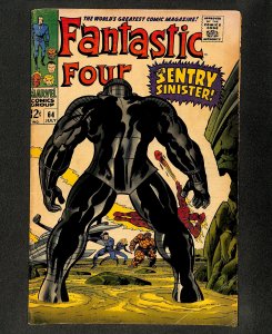 Fantastic Four #64 1st Appearance of Kree Sentry! 1967!