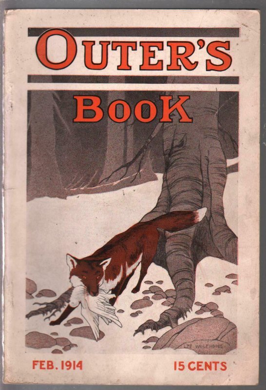 Outer's Book 2/1941-Lee Willenborg-pulp format-photo illustrated-vintage ads-FN