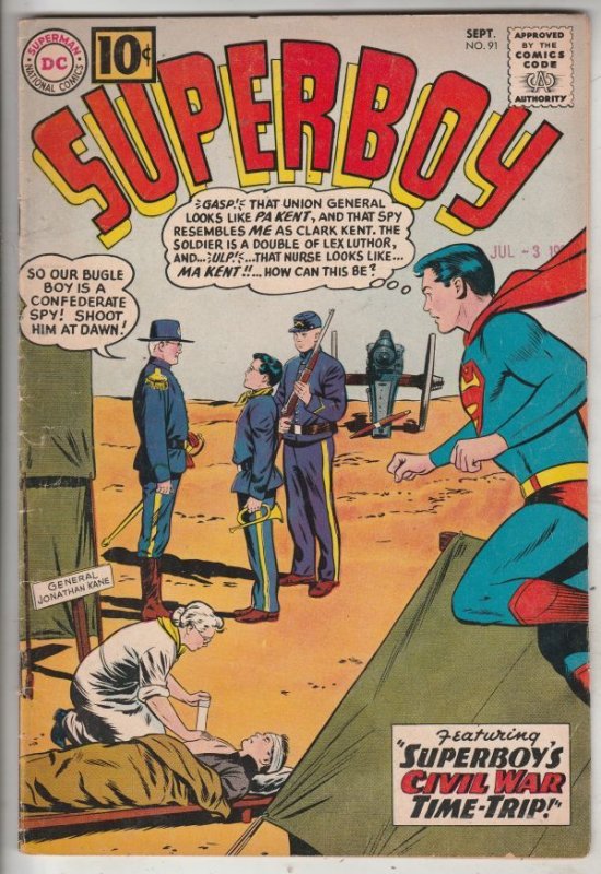 Superboy #91 (Sep-61) VF+ High-Grade Superboy