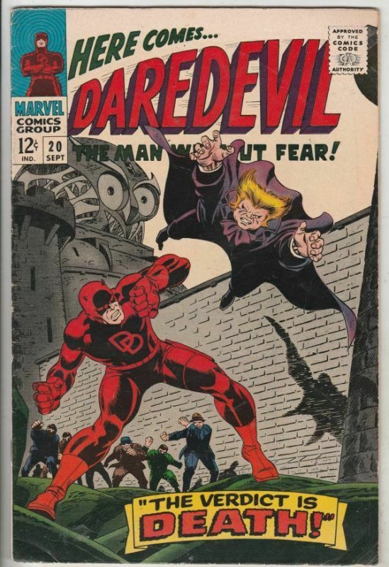 Daredevil # 20 Strict FN/VF+ High-Grade Cover The Owl vs. DD storyline Wow