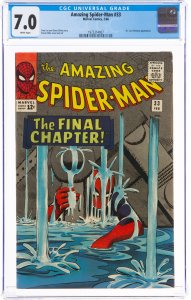 The Amazing Spider-Man #33 (Marvel,1966) CGC Graded 7.0